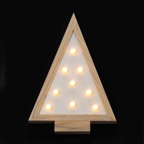 Sapin lumineux à poser 33 cm Blanc Bebeboutik