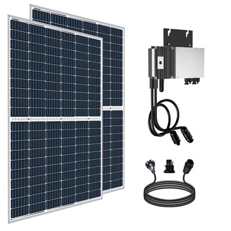 SOLARNY FOTOWOLTAICZNY ZESTAW BALKONOWY 720W Z FALOWNIKIEM NEP WIFI