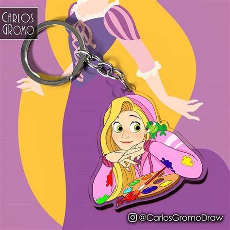 CARLOS GROMO On Instagram Rapunzel Tangled Keychain 5cm