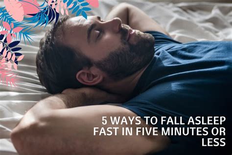 5 Ways To Fall Asleep Fast In Five Minutes Or Less Comfortlivingph