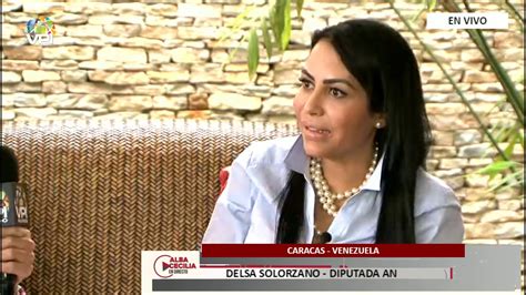 Alba Cecilia En Directo Entrevista A Delsa Sol Rzano Diputada An