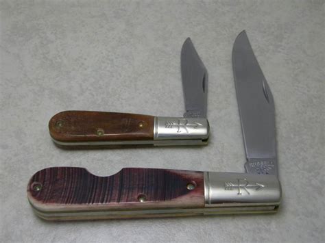 Russell Usa 1998 Limited Edition Bone Barlow 2 Knife Set In Box