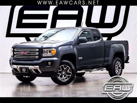 2016 Gmc Canyon Ext Cab All Terrain 26437 Miles Gray 3 6l Sidi Dohc V6 Vvt Auto