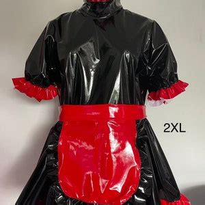 PVC French Maids Dress Etsy UK