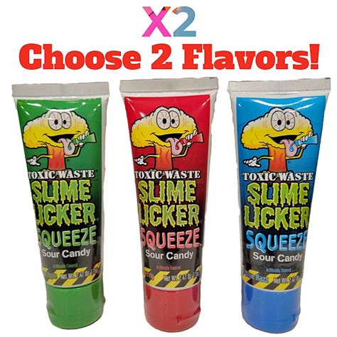 Slime Lickers Sour Candy Roller By Toxic Waste Curious, 50% OFF