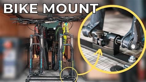 INSTALLING A THRU AXLE FORK MOUNT FOR OUR BIKE GARAGE IN OUR CAMPER VAN