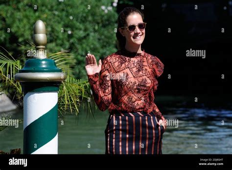 Maria Clara Alonso Arriving At The Excelsior Hotel On The Lido In