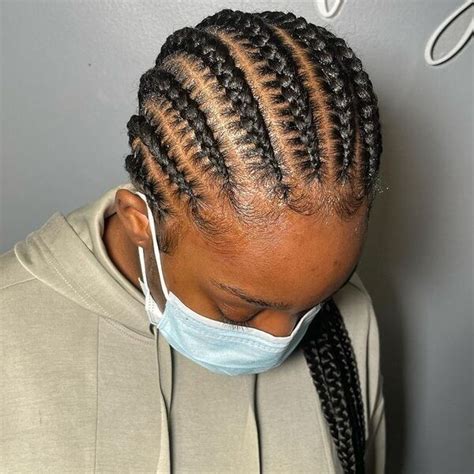 Cornrow Your Natural Hair Yourself Straight Back Cornrows Atelier