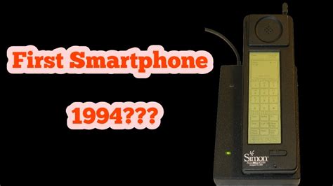 What Was The First Smartphone IBM Simon YouTube