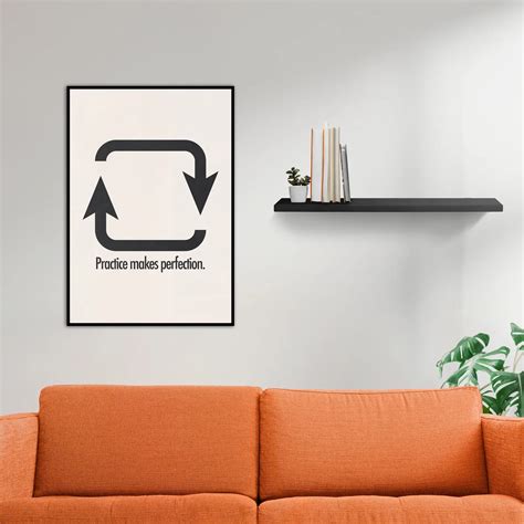 Practice Makes Perfection' Poster - Postertok