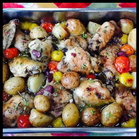 Easy Chicken Traybake A Wee Pinch Of Sugar