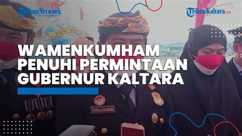 Gayung Bersambut Wamenkumham Bakal Penuhi Permintaan Gubernur Kaltara