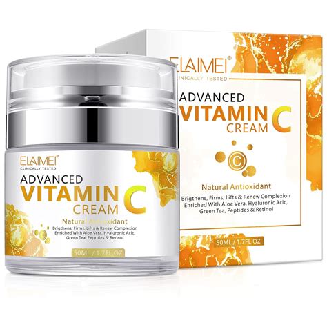 Vitamin C Creme für das Gesicht Kollagen Feuchtigkeitscreme Anti