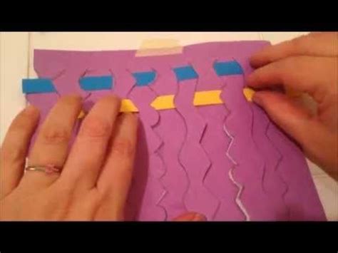 Paper Strip Kente Weaving Project Youtube Paper Weaving