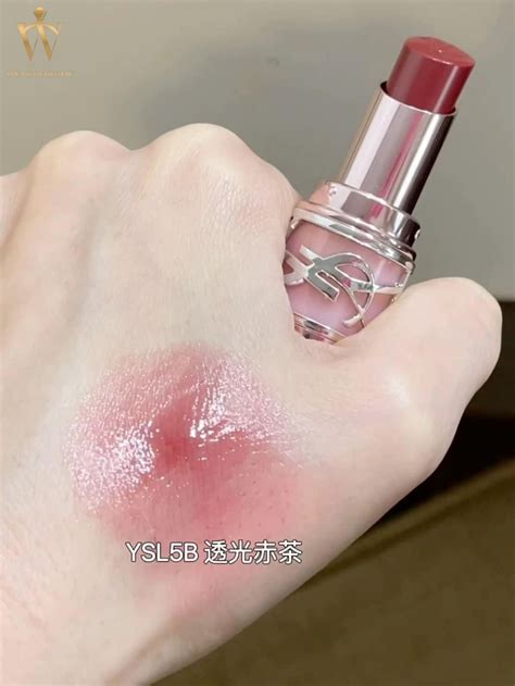 Son YSL Loveshine Candy Glow 7B Nude Pleasure Màu Cam Nude wearperfume