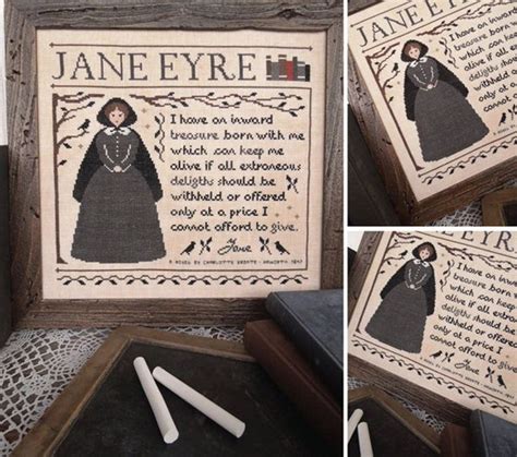 Jane Eyre PDF DIGITAL Cross Stitch Pattern Etsy Jane Eyre Cross