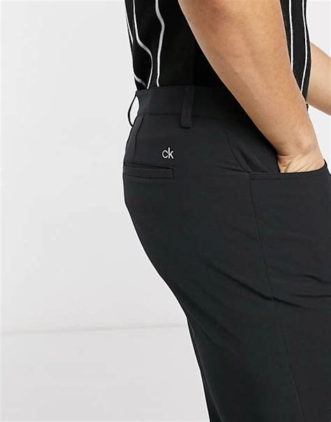 Calvin Klein Golf Genius Pants In Black Asos