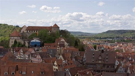 Stadtansicht T Bingen Schloss Und Rathaus Vom Turm Der Sti Flickr