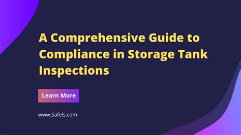 A Comprehensive Guide To Compliance In Storage Tank Inspections