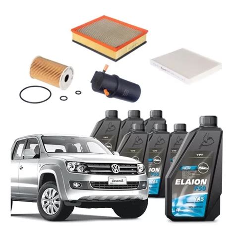 Kit Revisão Troca De Óleo Filtros Amarok Tdi 2 0 2010 2014