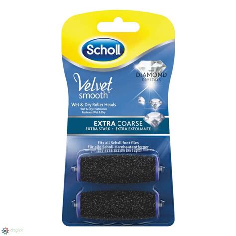 Scholl Velvet Smooth Express Pedi Diamond Ersatz Rollen EXTRA STARK