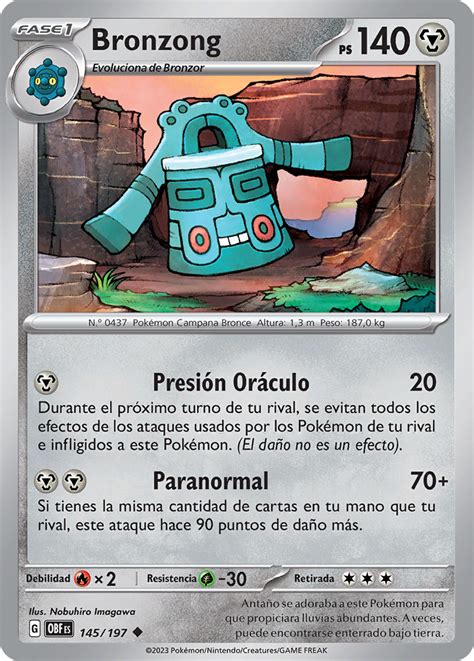 Bronzong Llamas Obsidianas Tcg Wikidex La Enciclopedia Pokémon