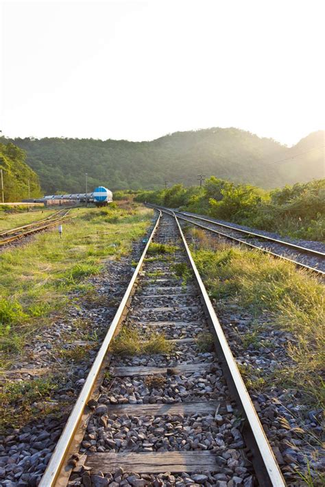 Alte Bahnstrecke Im Wald Stock Bild Colourbox