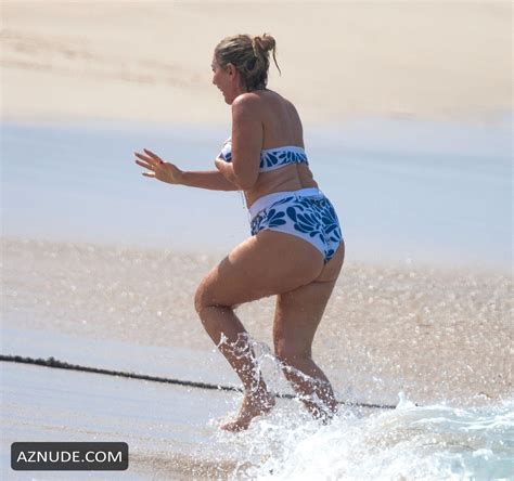 Claire Sweeney Sexy Spotted Showing Off Her Attractive Bikini Body In Barbados Beach Aznude
