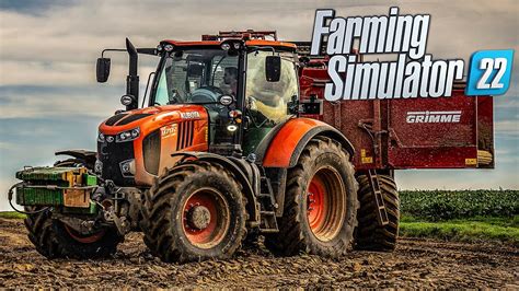 FS 22 Kubota Pack DLC In Action Farm Work Farming Simulator 22