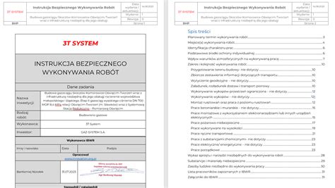 IBWR Instrukcja Bezpiecznego Wykonywania Robót Innova