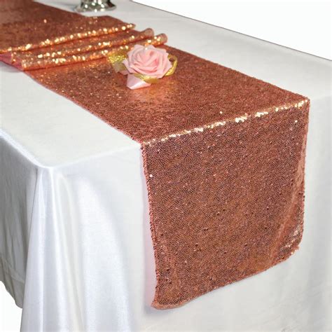 New Arrival Wedding Party Decorative Gold Silver Sequin Table Runner Christmas Sparkly Bling