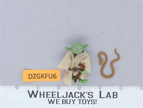 Yoda W Brown Snake Complete Star Wars Esb Vintage Kenner No