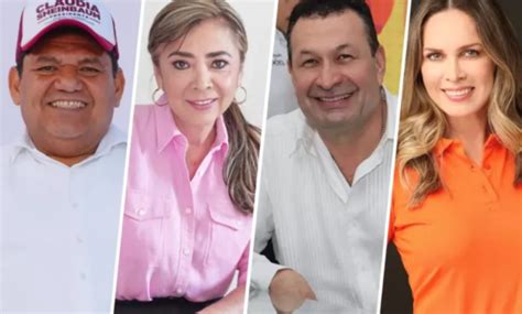 Iniciaron campañas en busca de los votos por la gubernatura cuatro