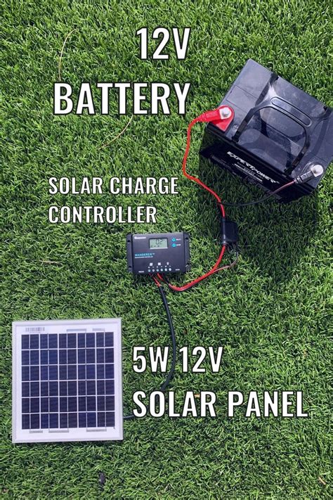 Connecting Solar Panels For 12v Battery