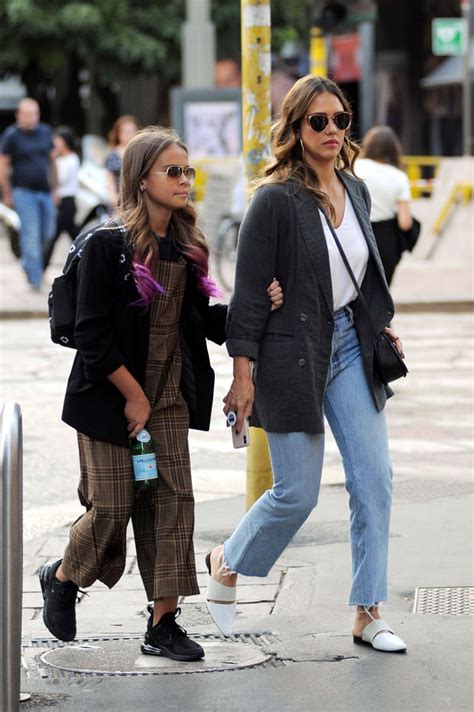 Jessica Alba Shares Rare Photo With Look Alike Daughters Honor 13