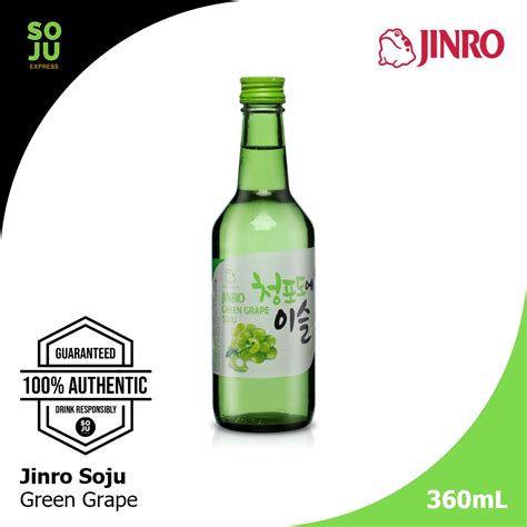 Jinro Soju Green Grape 360ml Shopee Philippines