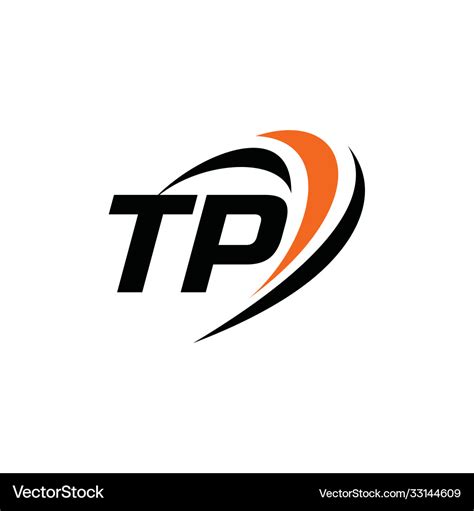 Tp Monogram Logo Royalty Free Vector Image Vectorstock