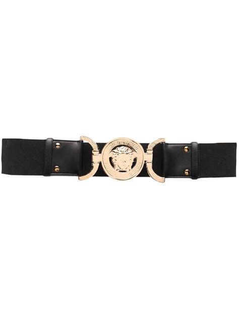 Versace Medusa 95 Leather Belt Black Farfetch