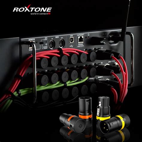 Roxtone LX3F Conector XLR Fêmea Premium e Elegante AudioDriver