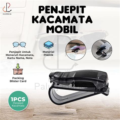 Jual Penjepit Kacamata Mobil Sun Visor Sunglasses Visor Clip Holder