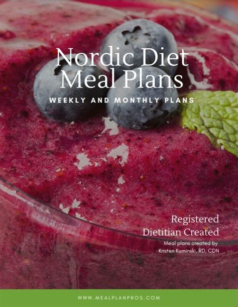 New Nordic Diet Meal Plan - Meal Plan Pros