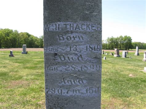 William H Thacker 1819 1899 Find A Grave Memorial