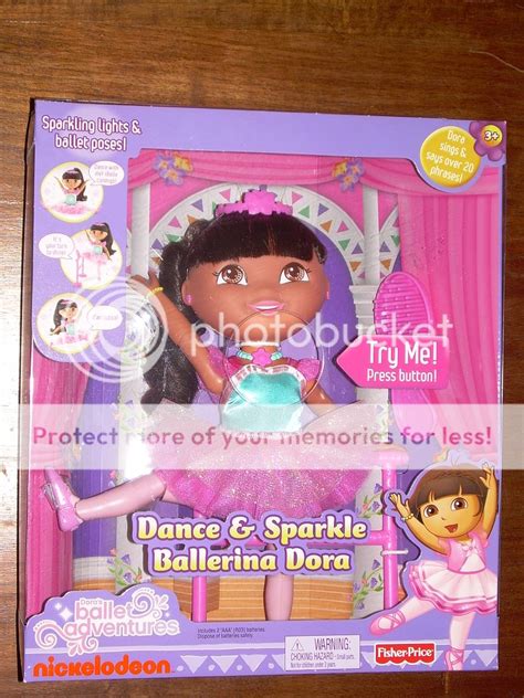 NIB Fisher-Price Nickelodeon DORA The Explorer DANCE & SPARKLE ...