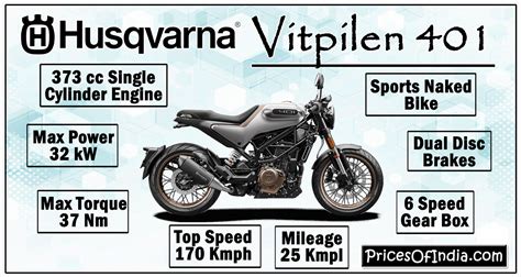 Husqvarna Vitpilen 401 : Price, Features, Specifications