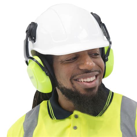 Helmet Mounted Earmuffs with Universal Hard Hat Mounting Slot | ANSI