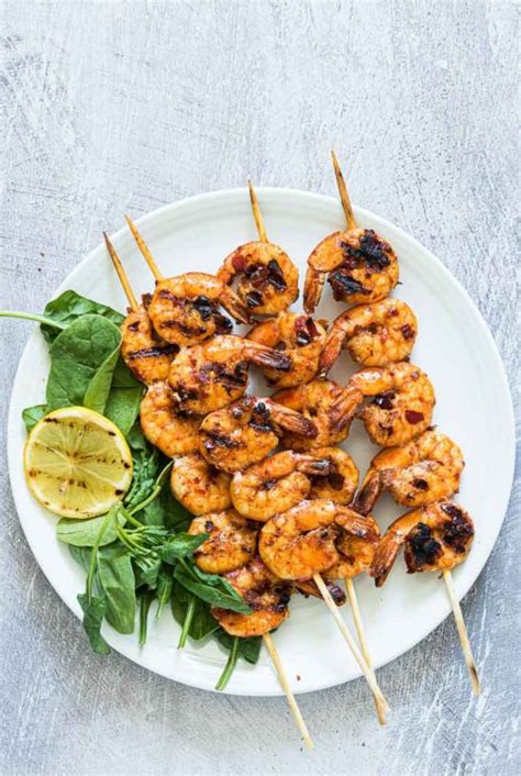 The Best Grilled Shrimp Skewers Delicious Meets Healthy