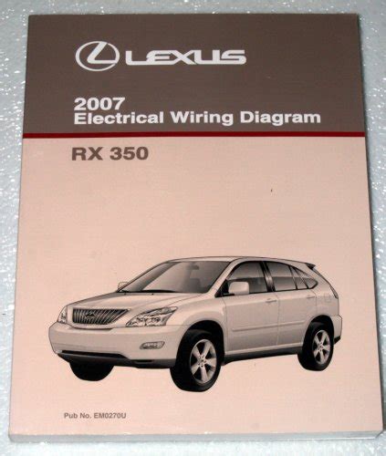 2007 Lexus Rx350 Electrical Wiring Diagram By Toyota Motor Corporation Goodreads