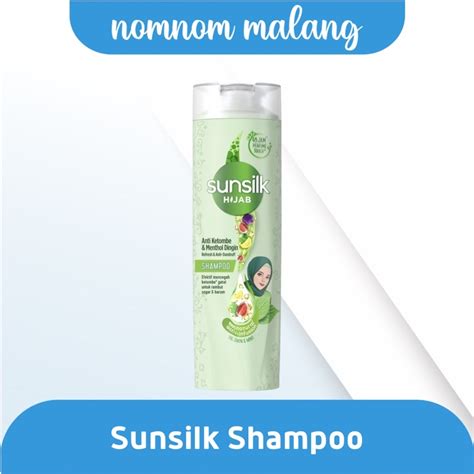 Jual Sunsilk Hijab Shampoo Anti Ketombe Menthol Dingin 160ML Dengan