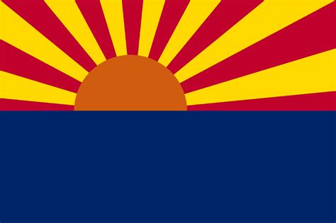 The Flag Of Arizona But In The Style Of The Rising Sun Flag Rvexillology