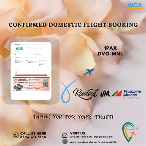 Darlene's - 𝐆𝐨𝐨𝐝 𝐝𝐚𝐲, 𝐓𝐫𝐚𝐯𝐞𝐥𝐞𝐫𝐬! 🥰 𝑪𝒐𝒏𝒇𝒊𝒓𝒎𝒆𝒅 𝒃𝒐𝒐𝒌𝒊𝒏𝒈 𝒐𝒇 𝑫𝒐𝒎𝒆𝒔𝒕𝒊𝒄 𝑭𝒍𝒊𝒈𝒉𝒕